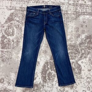 7 For All Mankind Crop Flare jeans Women’s size 27
